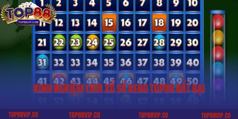 Kinh nghiệm chơi xổ số Keno Top88 bất bại