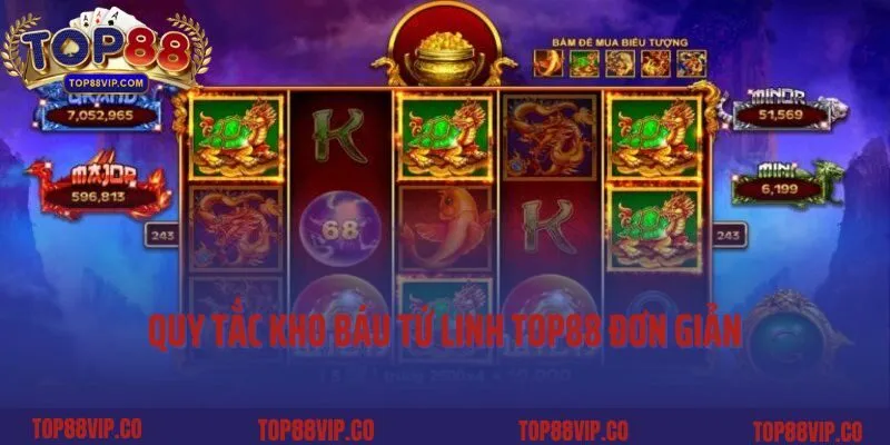 Quy tắc Kho báu Tứ Linh Top88 đơn giản